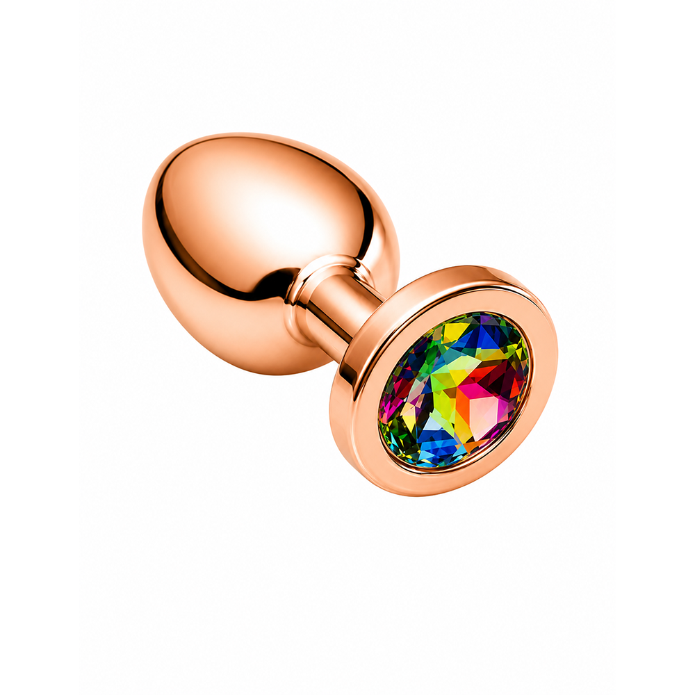 Metal Rose Gold CRZ plug - XSmall - RAINBOW