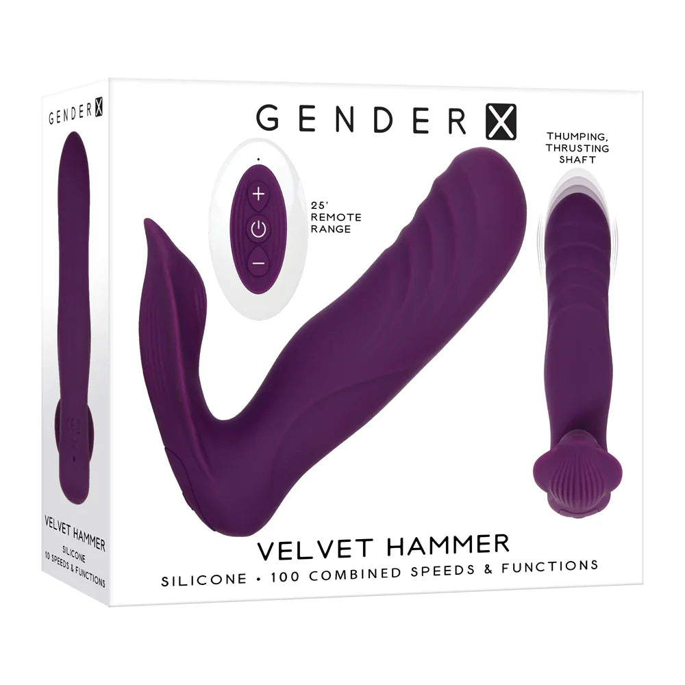 TESTER - Gender-X  Velvet Hammer Thrusting w R/C