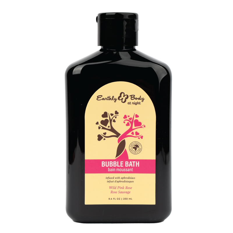 Bain Moussant Graines de Chanvre la Nuit Collection Aphrodisiaque Rose Sauvage 8.4oz / 250ml