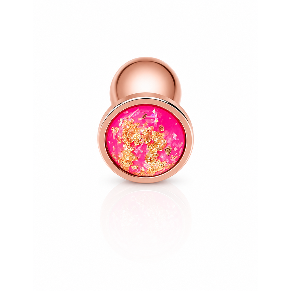 Custom Plug - GOLD LEAF - PINK