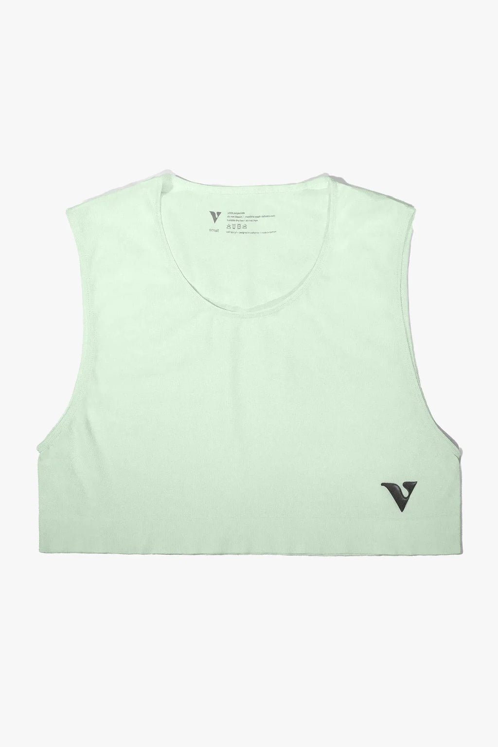 Unisex Small - Mini Crop Top Sheer - Mint