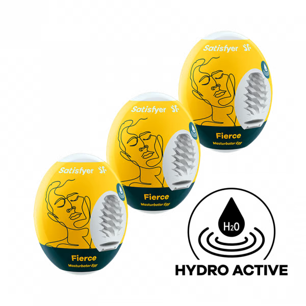 🎁 Masturbator Egg 3er Set (Fierce) Yellow (100% off)