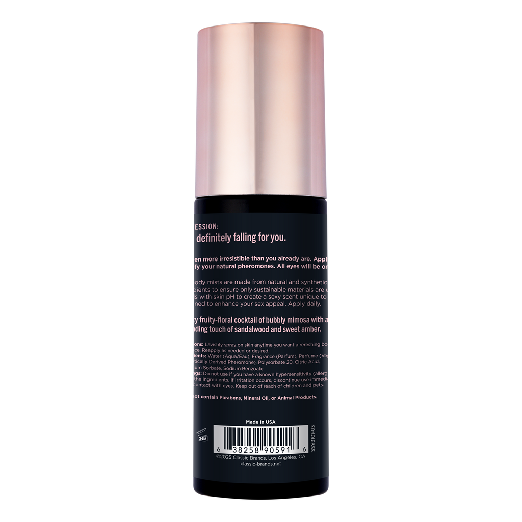 BRUME CORPORELLE PHÉROMONE SEXY SIMPLEMENT - TÊTE EN BAS - 3.35 floz | 99mL