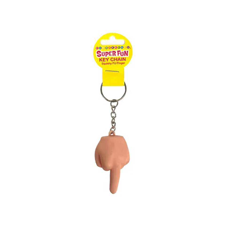 Super Fun Penis Middle Finger Key Chain