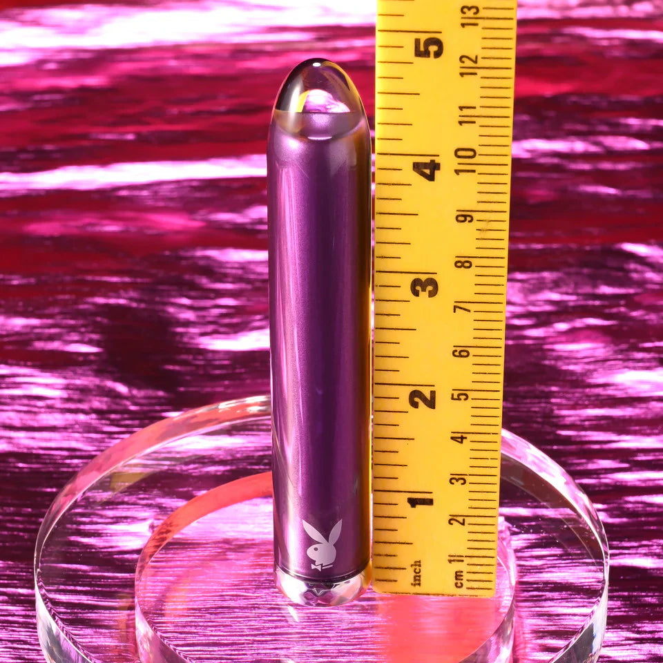 TESTER - Playboy Amethyst Glass Vibe