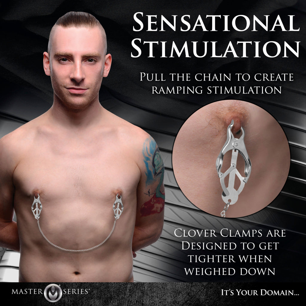 Tyrant Spiked Clover Nipple Clamps