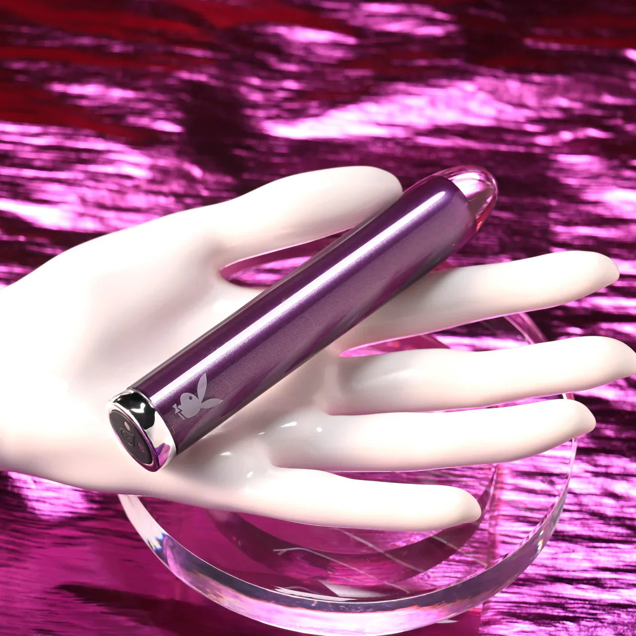 TESTER - Playboy Amethyst Glass Vibe