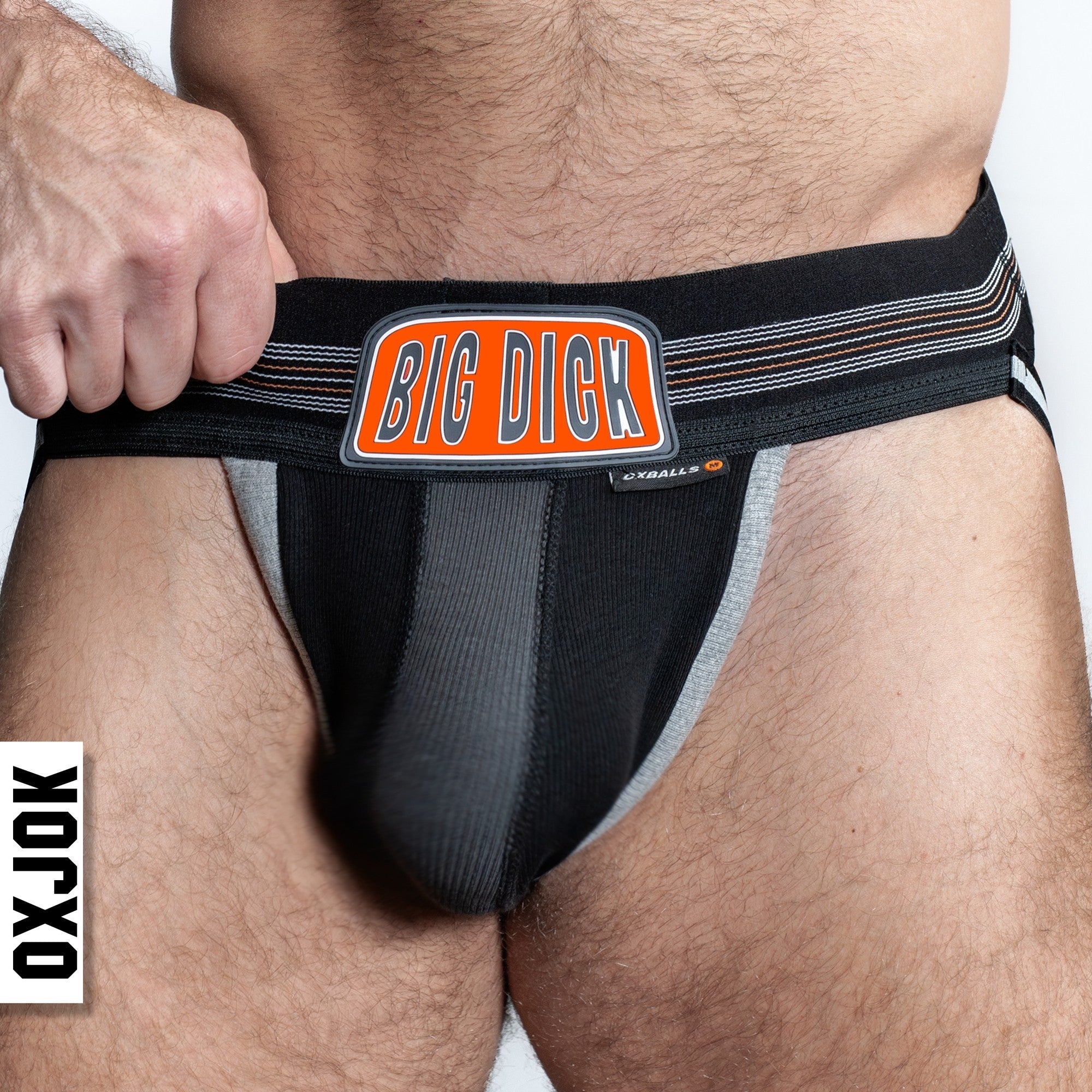BULGER, le jockstrap à grande poche, BLACK IRON, X-LARGE