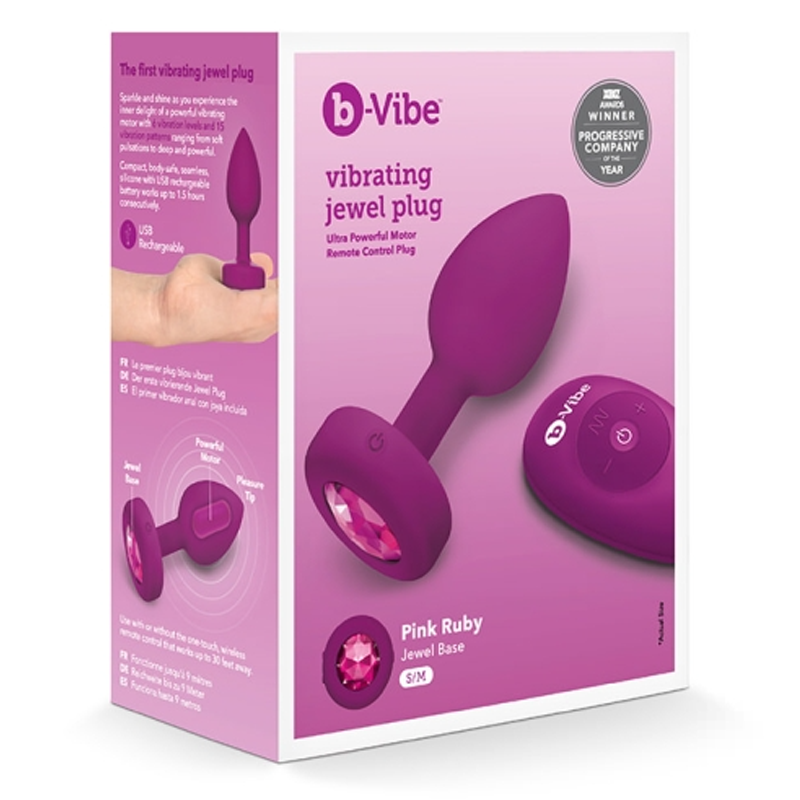 BOUTON VIBRANT JOAILLERIE | S/M | FUCHSIA
