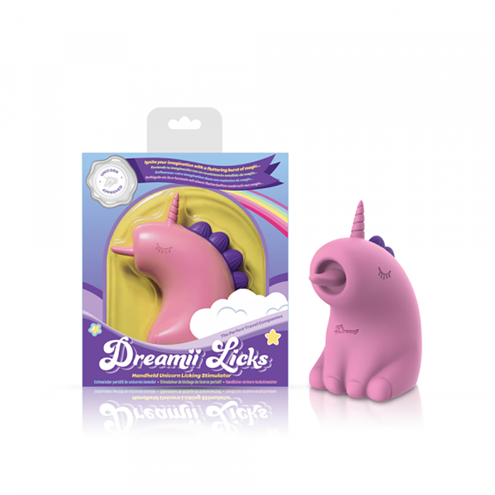 TESTER - Dreamii Licks Licking Unicorn Stimulator - Mystical Pink