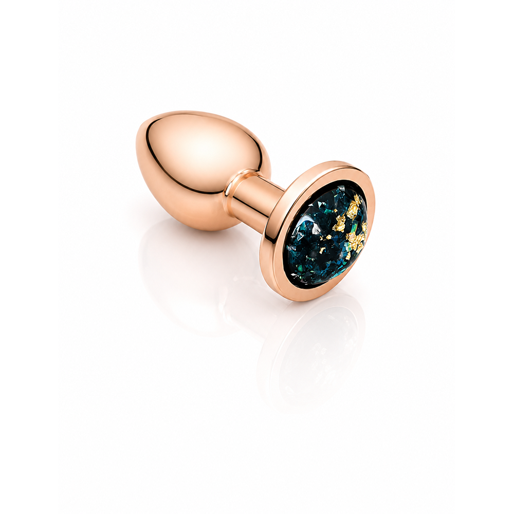 Custom Plug - GOLD LEAF - BLACK