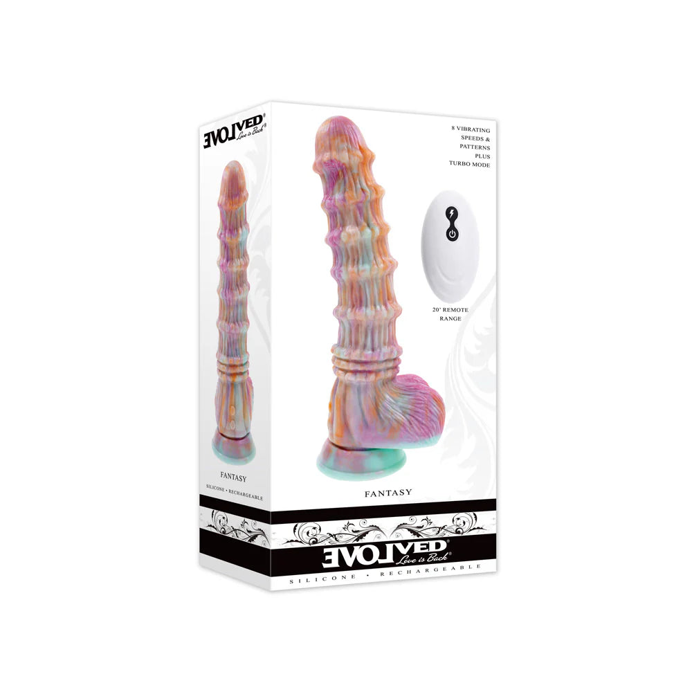 TESTER - Evolved Fantasy - girthy R/C dildo
