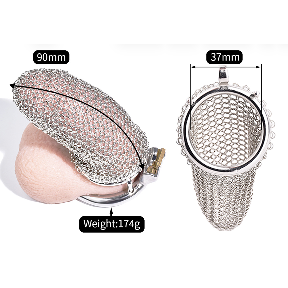 MESH CHAIN Chastity CAGE 45mm