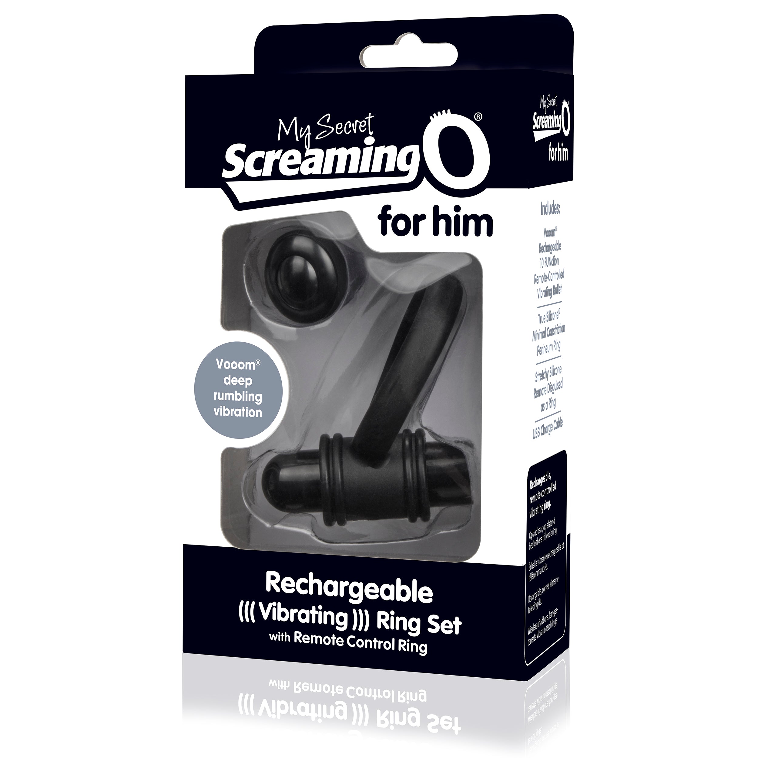 My Secret Bullet and Ring for Him - Black