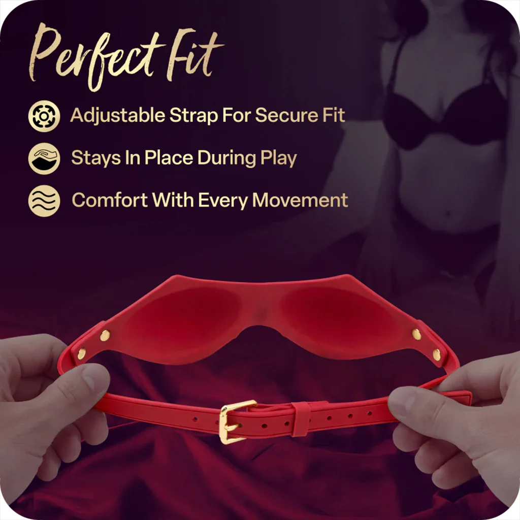 Temptasia Ardor - Silicone Blindfold - Red
