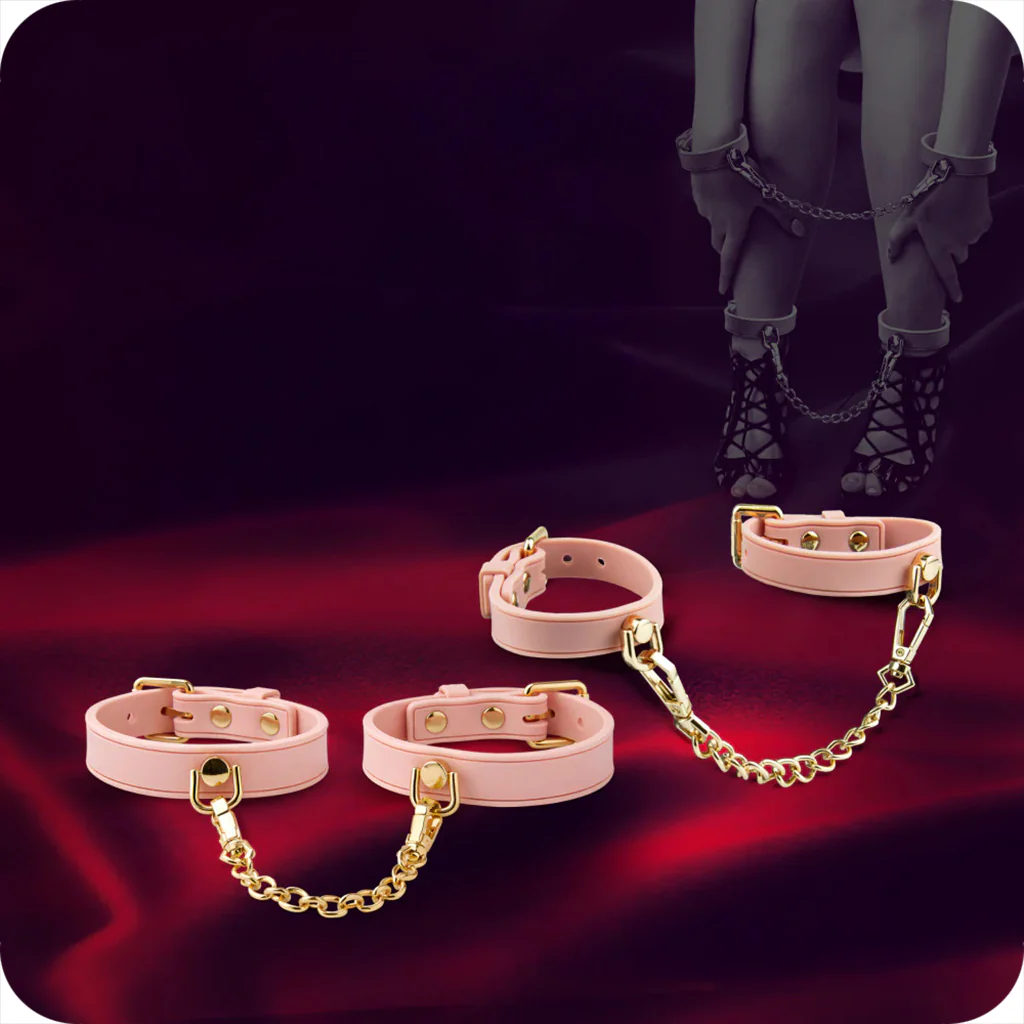 Temptasia Ardor - Silicone Wrist & Ankle Restraints - Pink