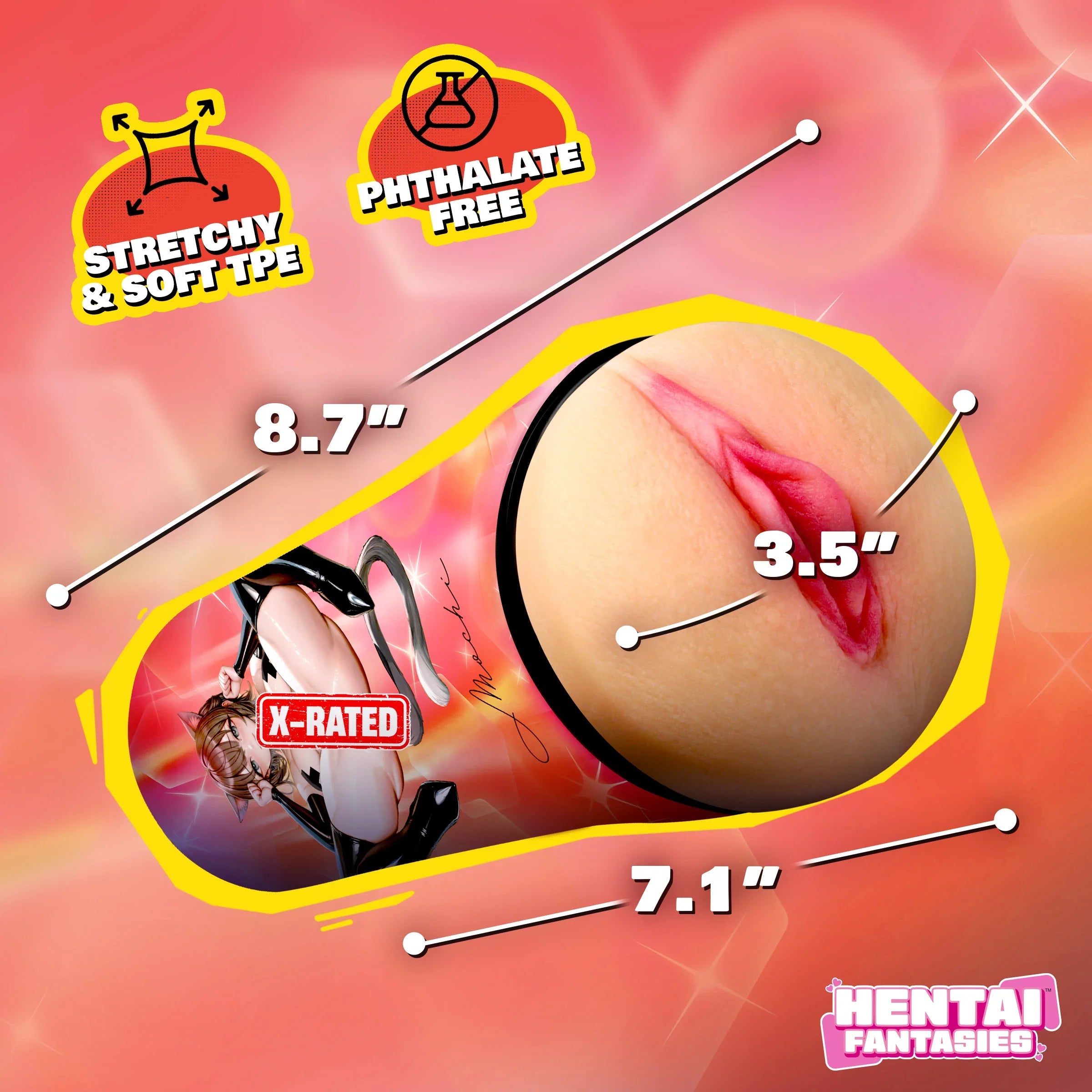 Mochi the Cat Girl Pussy Masturbator