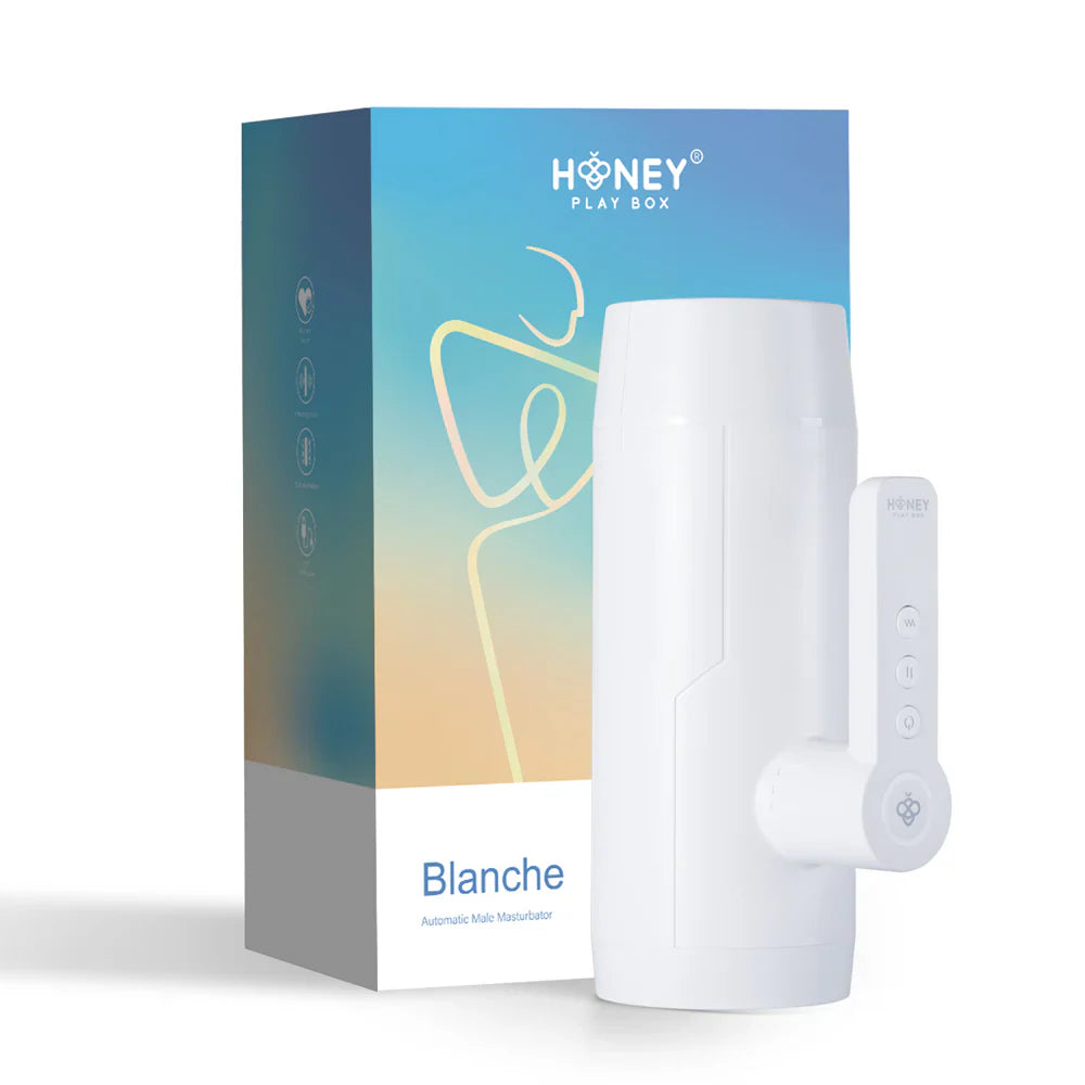 TESTER - Blanche - Thrusting Auto Blowjob Toy