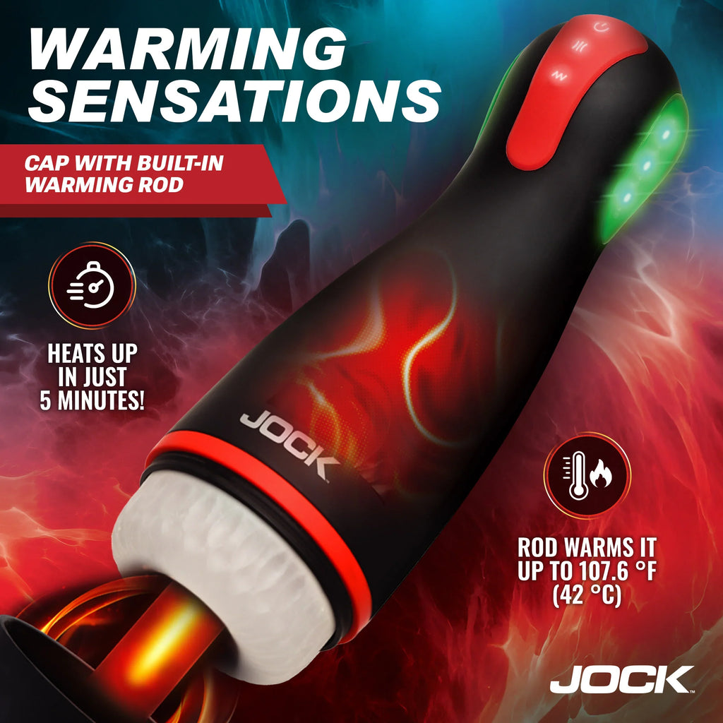Blaze Vibrating, Sucking, & Warming Masturbator