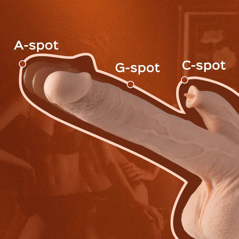 TESTER - Colter App-Enabled Thrust/Licking Dildo