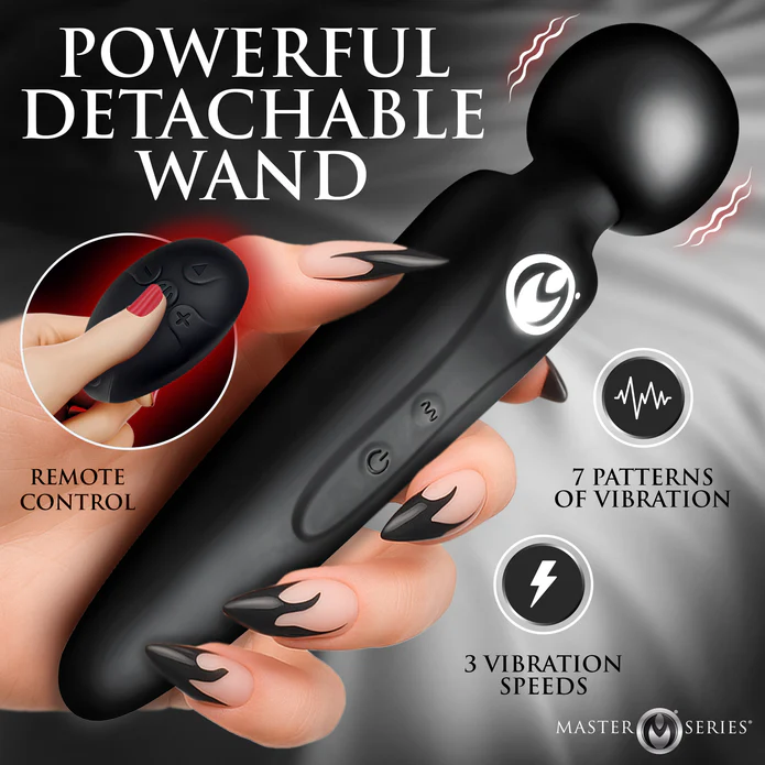 Thunderstick Thigh Strap Vibrating Wand w/ remote