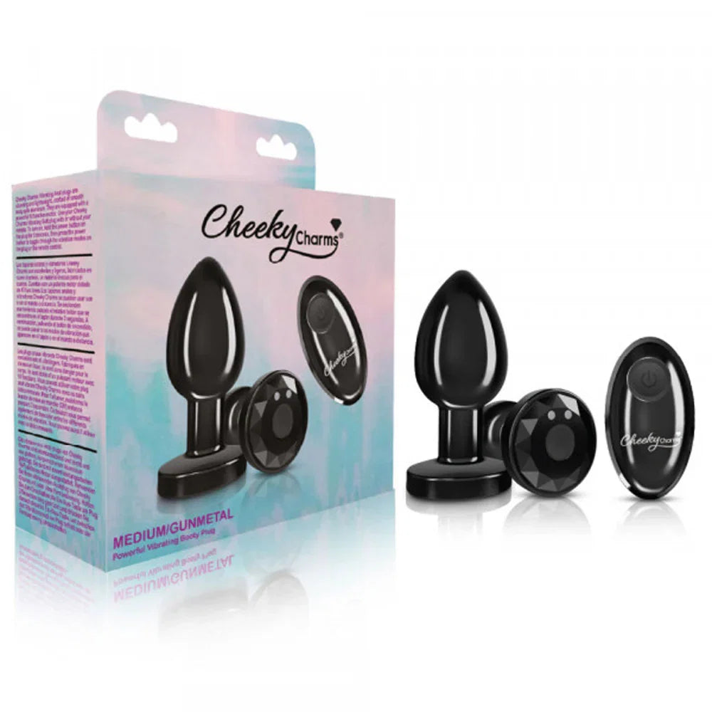 TESTER - R/C Vibrating Metal Plug - Gunmetal-Med