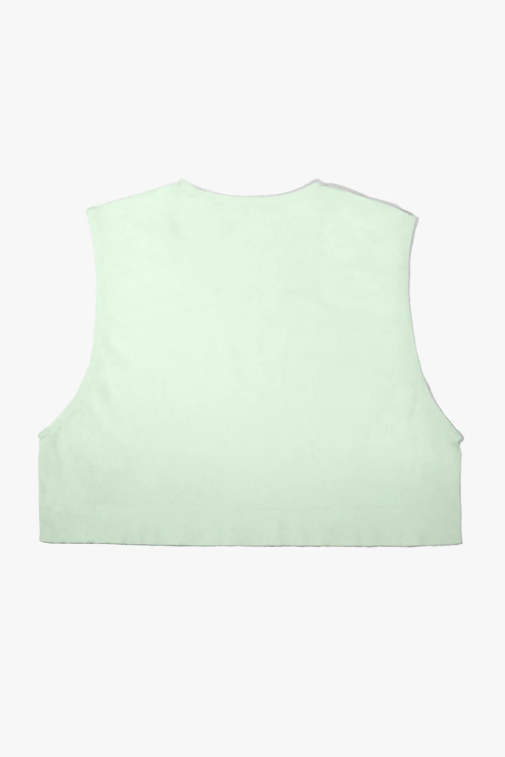 Unisex Small - Mini Crop Top Sheer - Mint