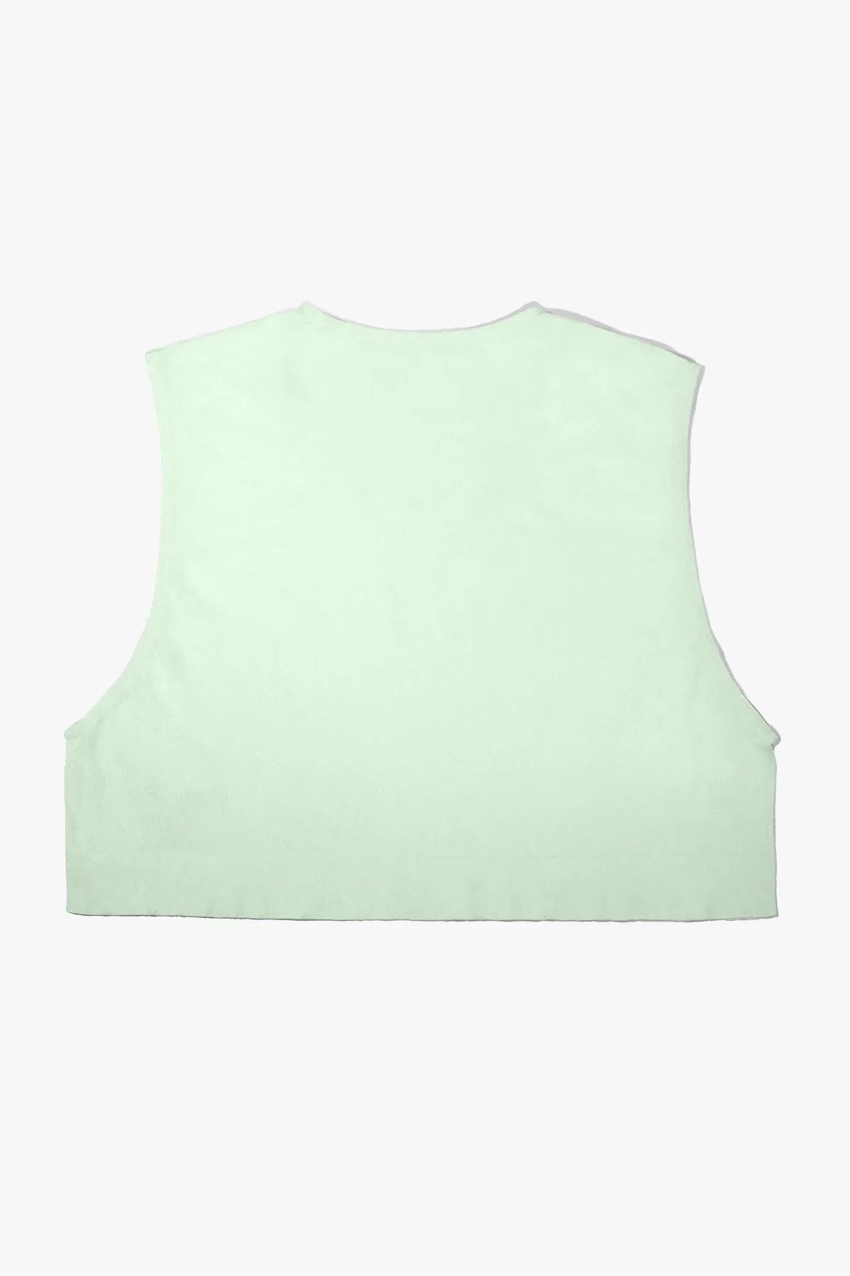 Unisex Small - Mini Crop Top Sheer - Mint