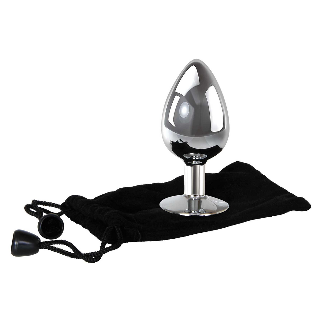 Adam & Eve Clear Gem Anal Plug Large