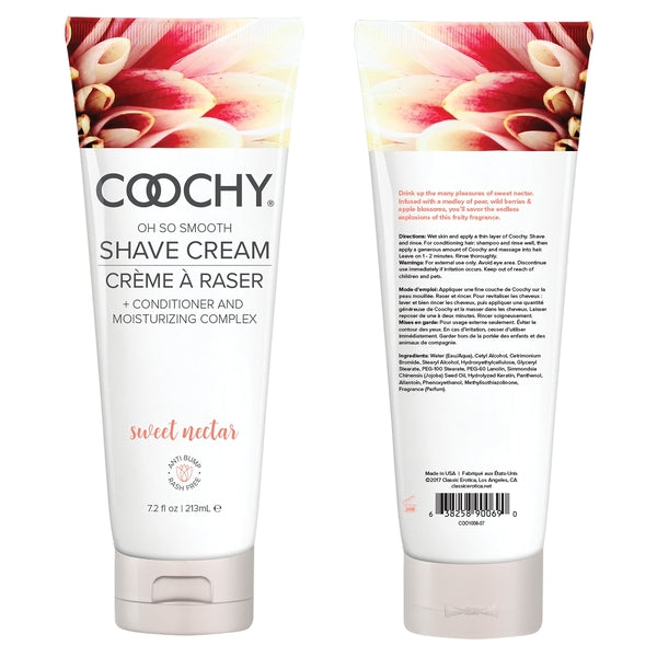 Crème à raser Nectar Sucré 7.2oz | 213mL