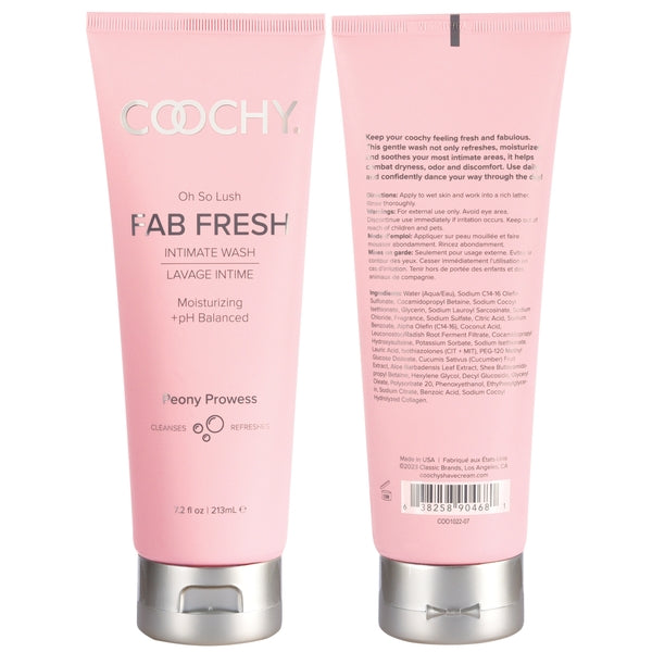 Oh So Lush Fab Fresh Lavage Intime - Prouesse Pivoine 7.2oz | 213mL
