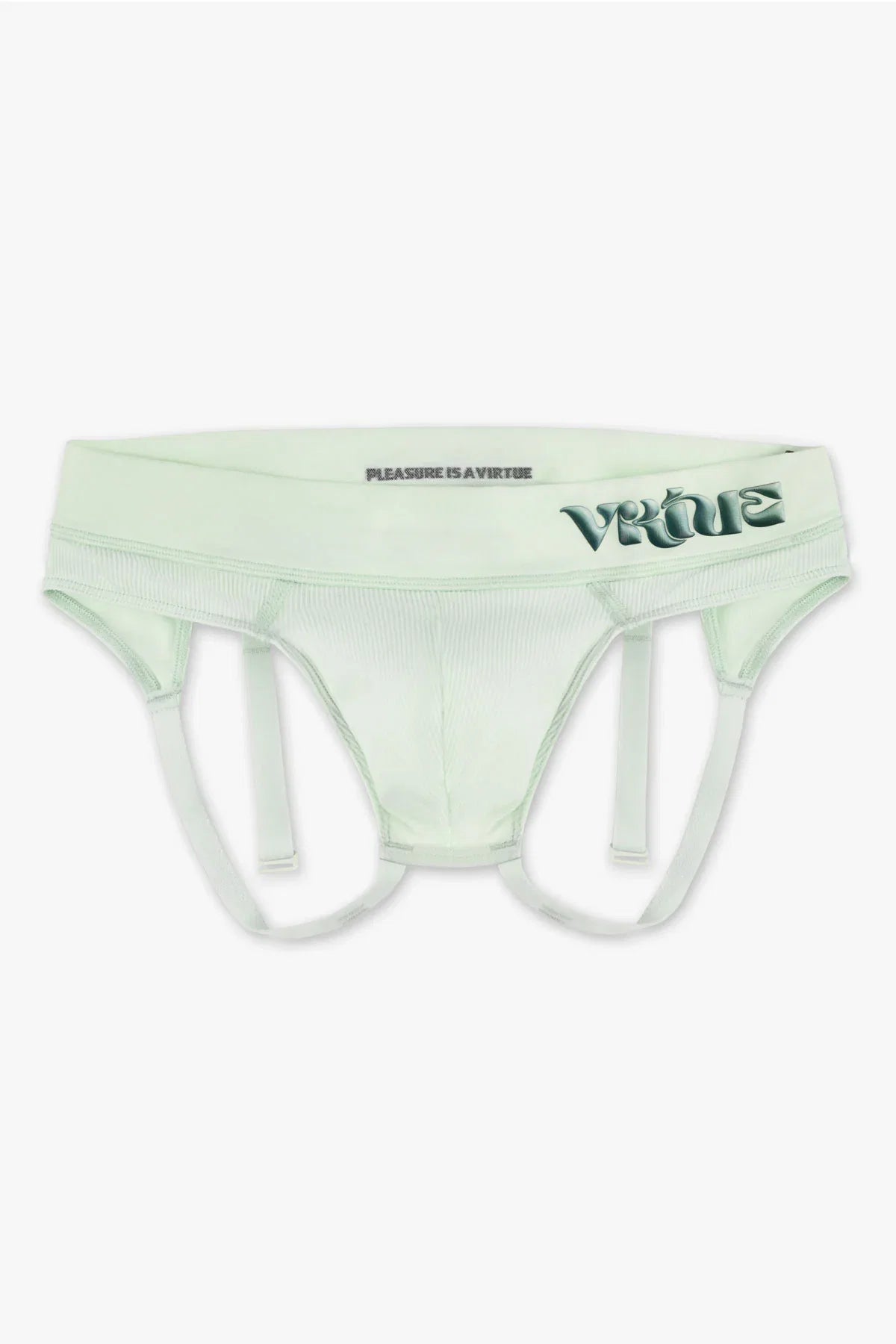 Mens Medium - JockVStrap Rib Briefs - Mint