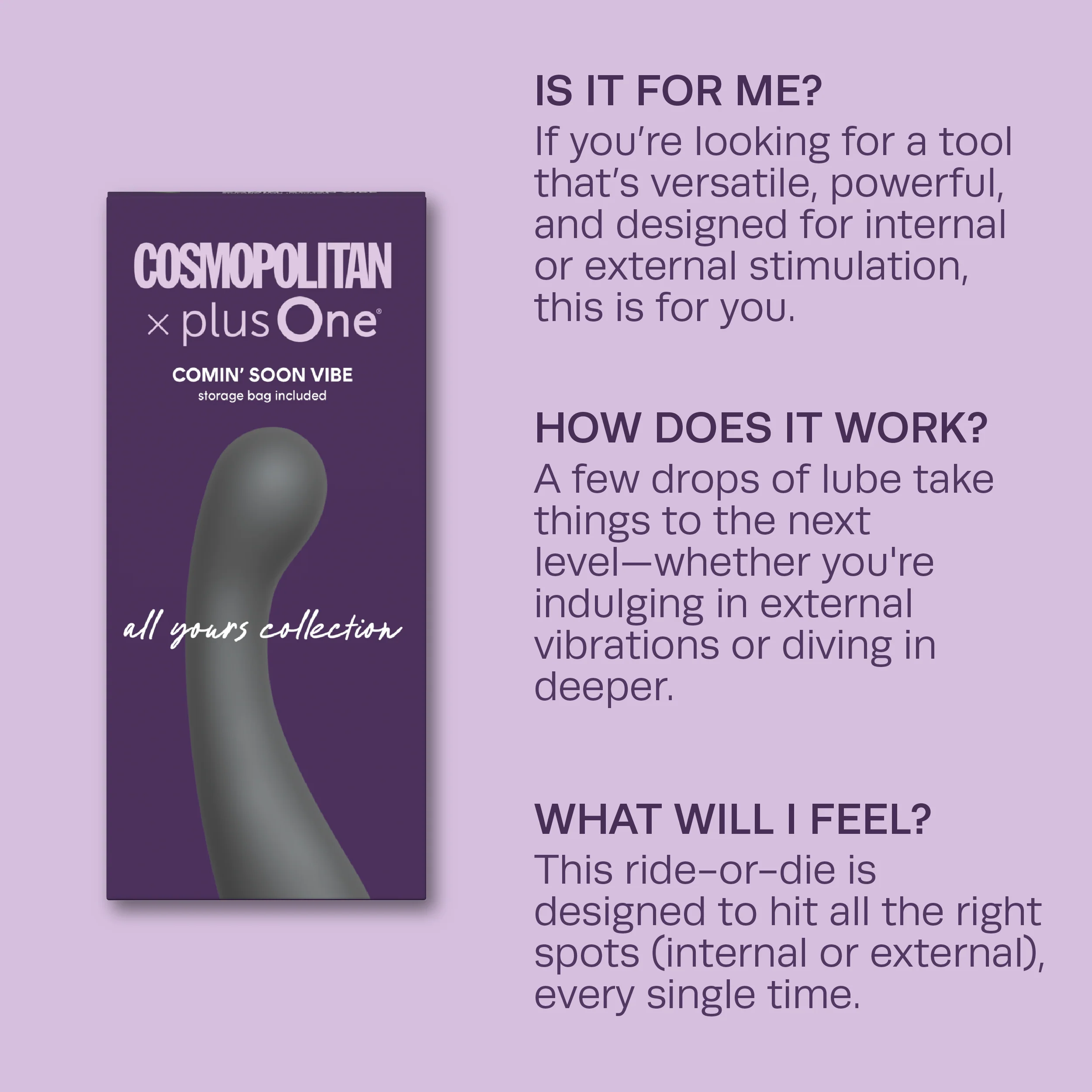 Vibromasseur Comin' Soon – Cosmo