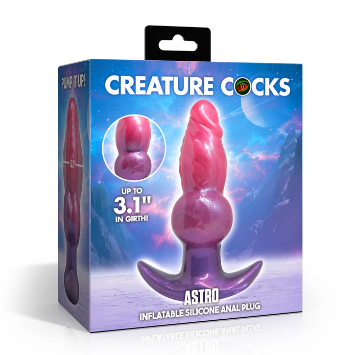 Astro Inflatable Silicone Anal Plug