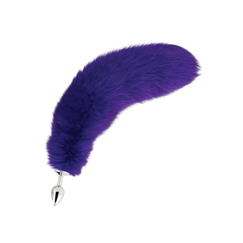 Foxtail Plug - Small - BRIGHT PURPLE