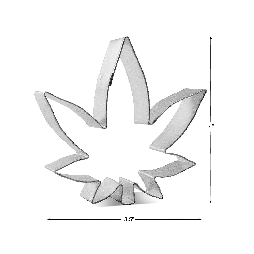 Emporte-pièce en forme de feuille de cannabis