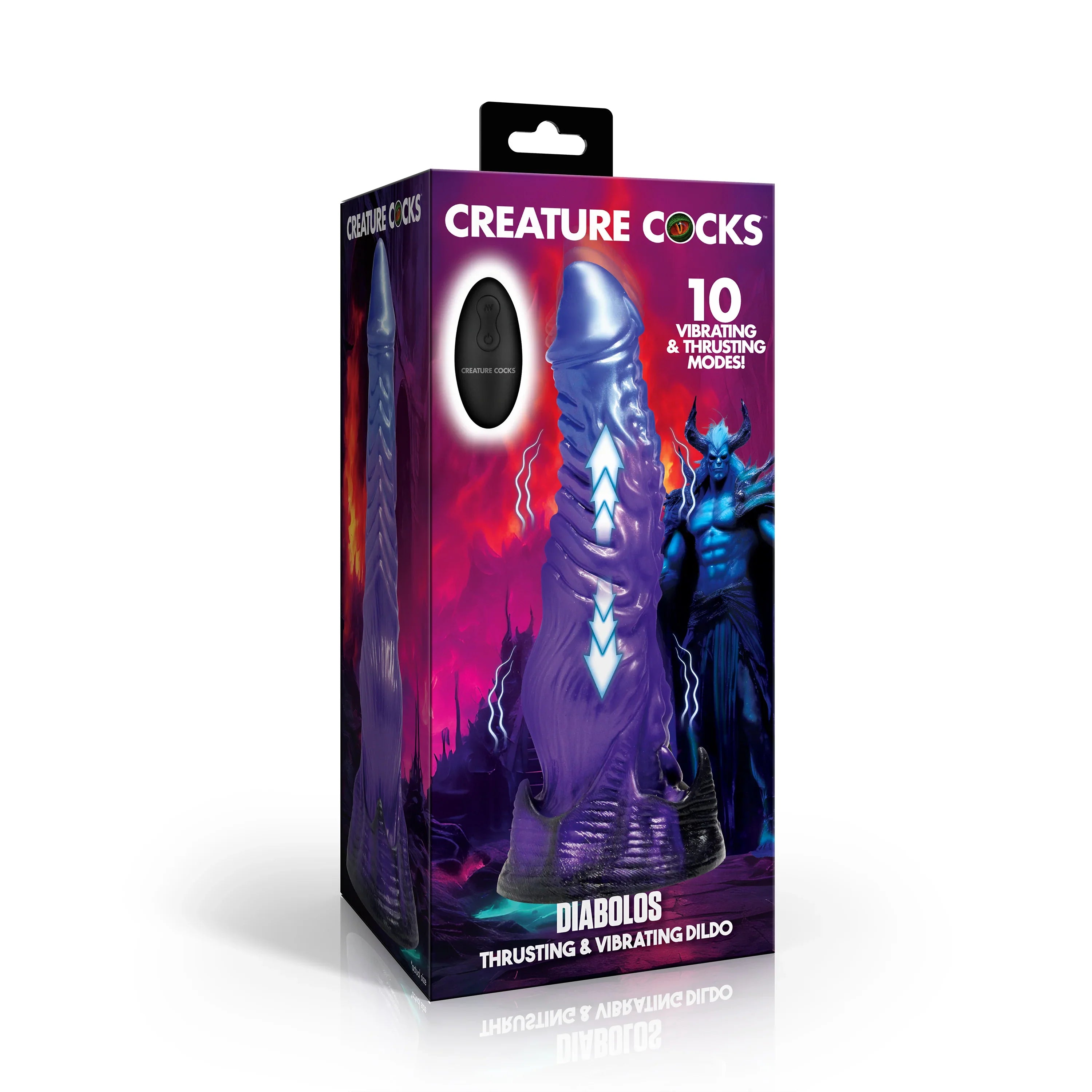 Diabolos Thrusting & Vibrating Dildo