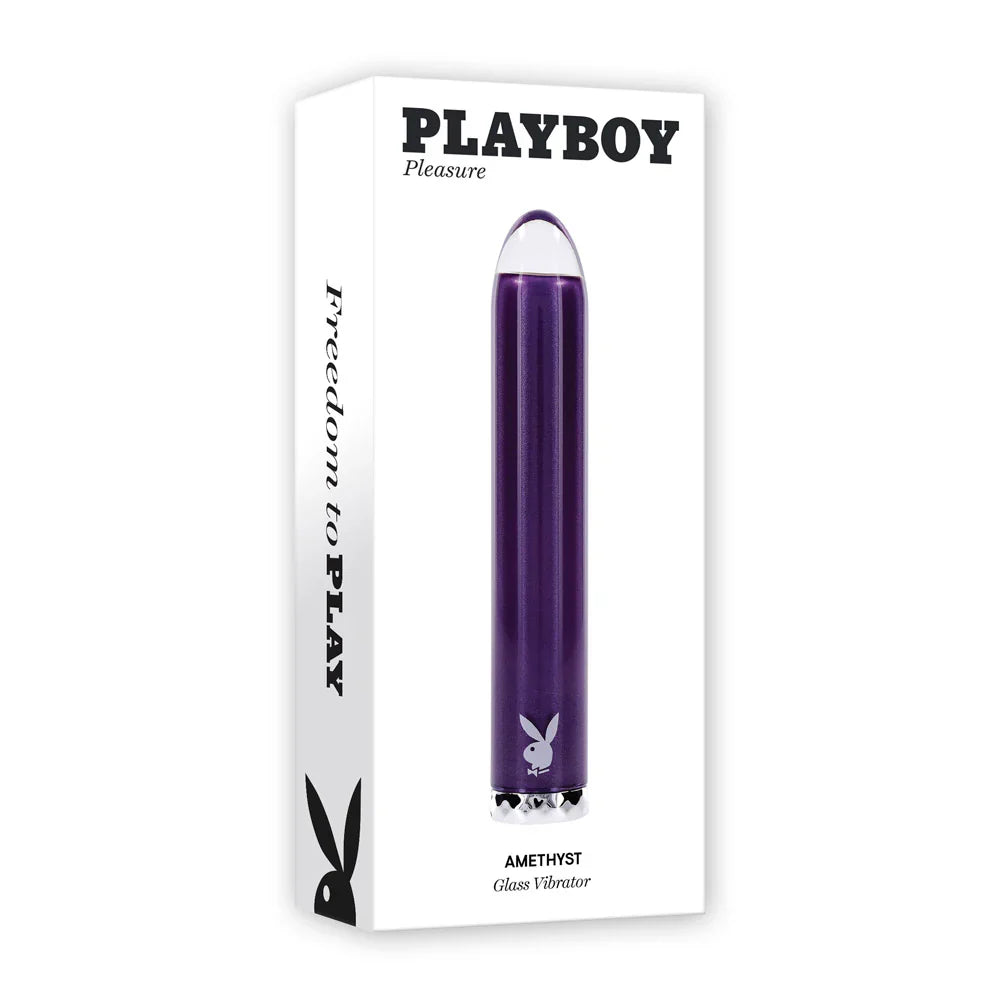 TESTER - Playboy Amethyst Glass Vibe