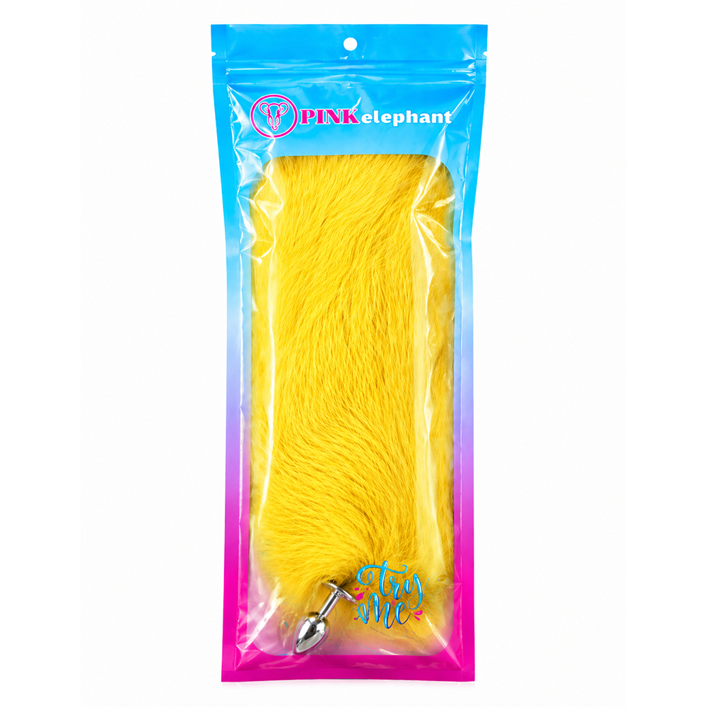 Foxtail Plug - Medium - YELLOW