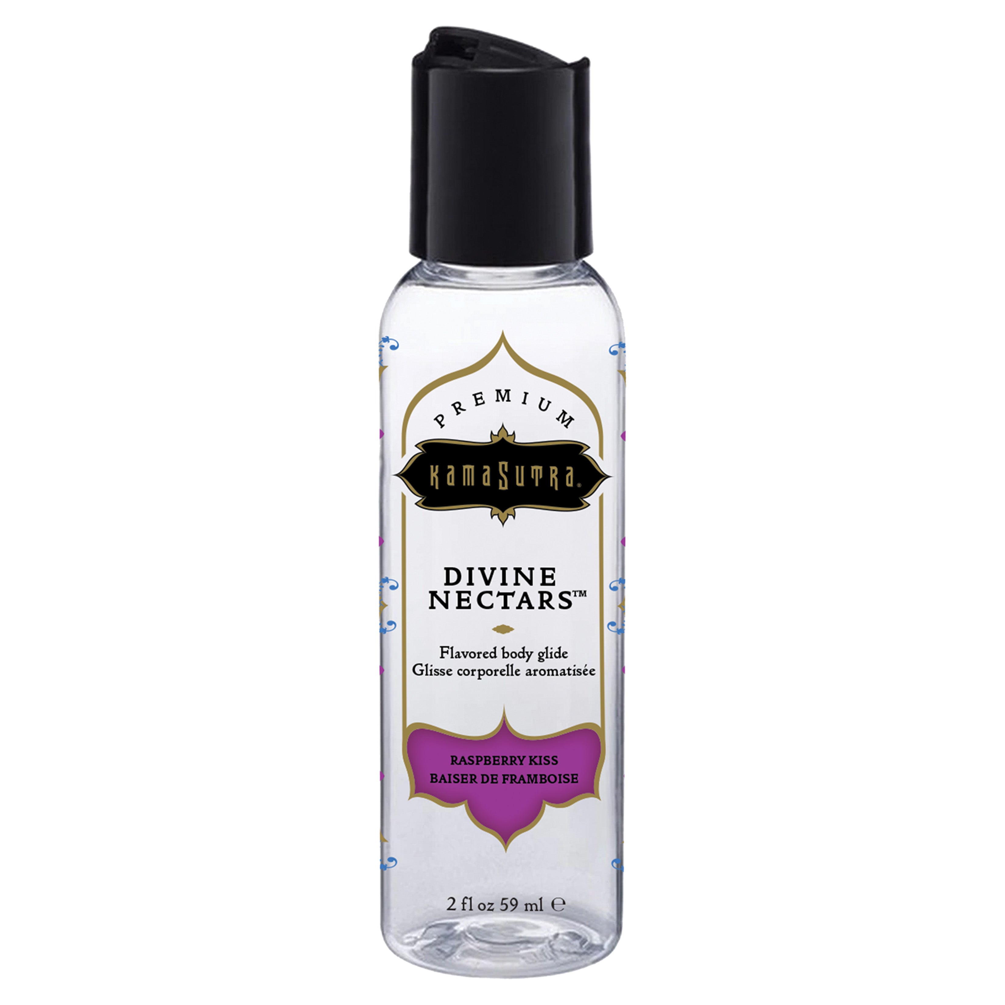 Divine Nectars Gel Corporel Aromatisé Baiser de Framboise 2 fl oz