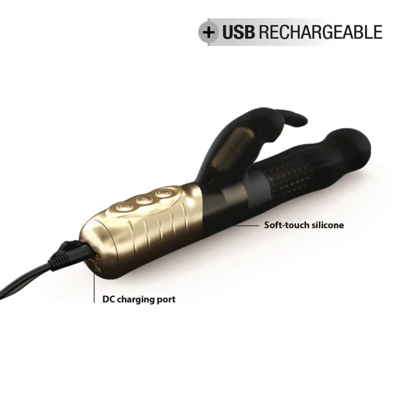 BÉBÉ RABBIT NOIR & OR 2.0 - RECHARGEABLE