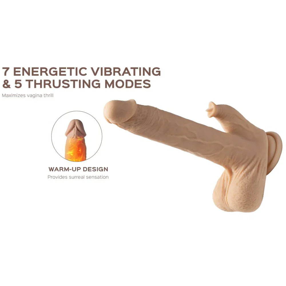 TESTER - Colter App-Enabled Thrust/Licking Dildo