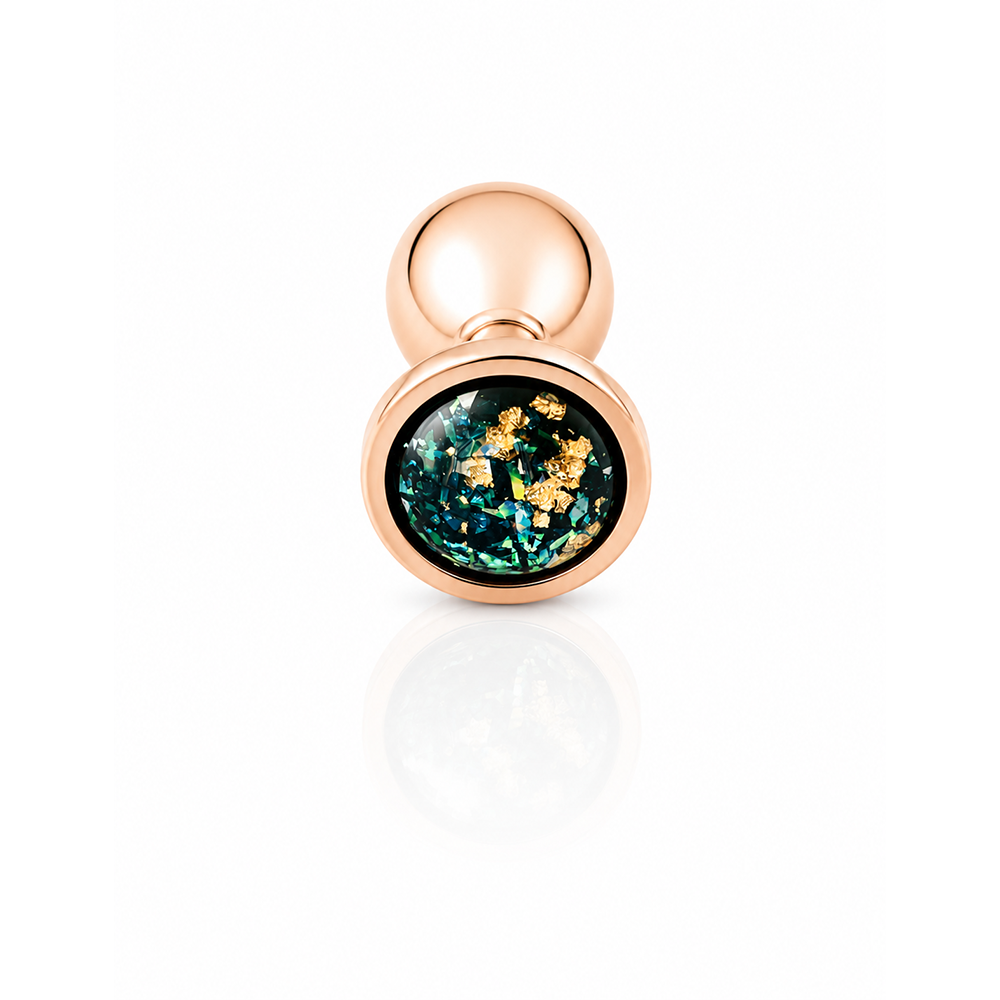 Custom Plug - GOLD LEAF - BLACK