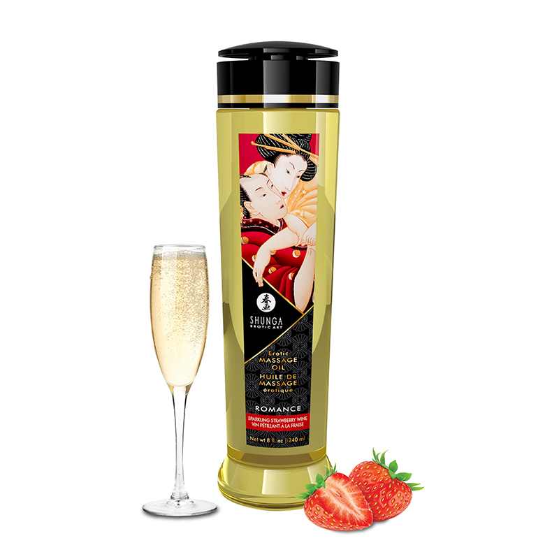 TESTER - Massage Oils - Champagne & Strawberries
