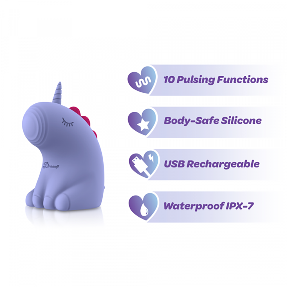 TESTER - Dreamii Pulse Pulsing Unicorn Stimulator - Mystical Purple