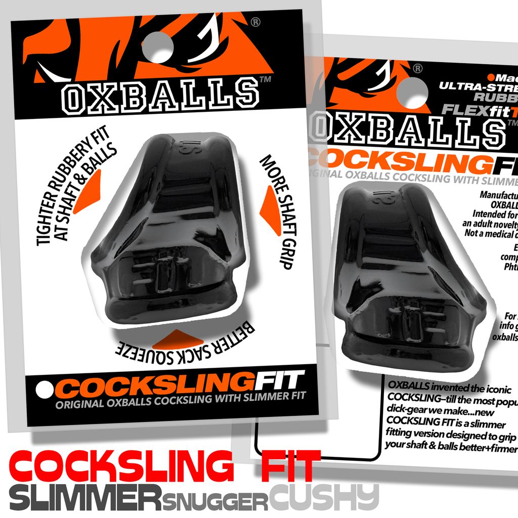 Cocksling FIT, harnais noir