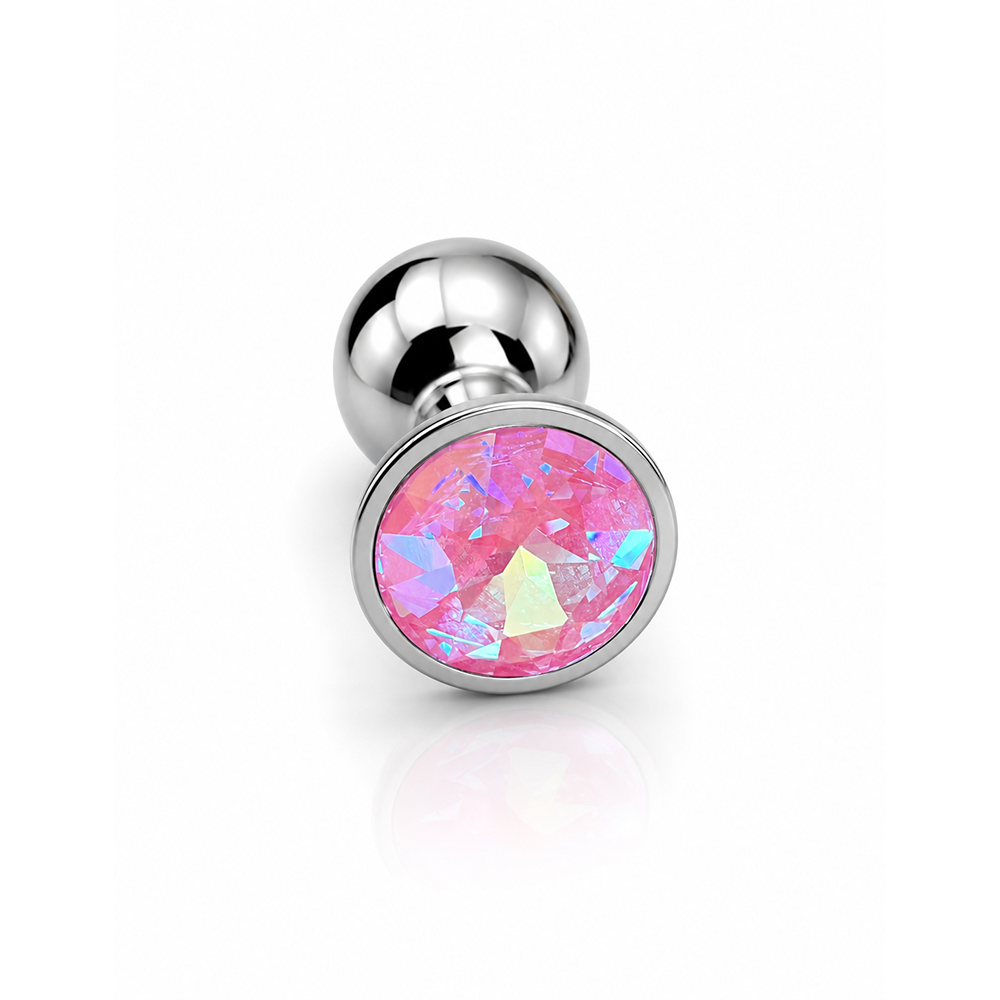 Metal CRZ plug - Small - PINK OPAL