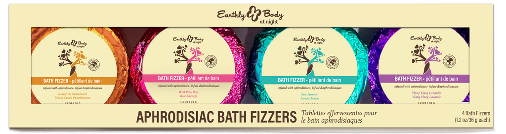 Boule de Bain Earthly Body at Night Collection Aphrodisiaque Set  4pc