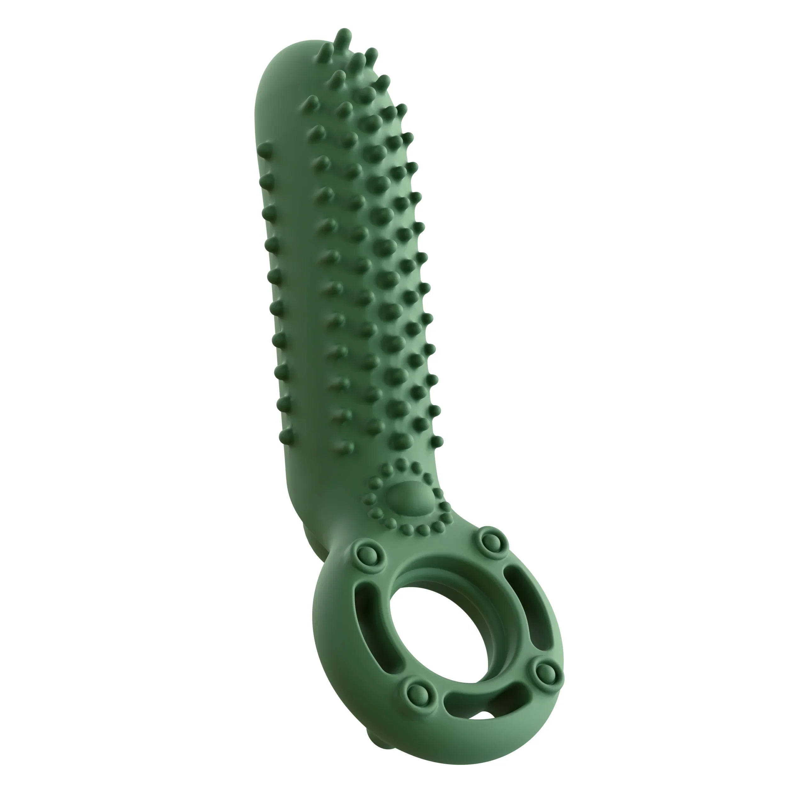 Rechargeable OYeah Vertical Silicone Rechargeable Ring - Green