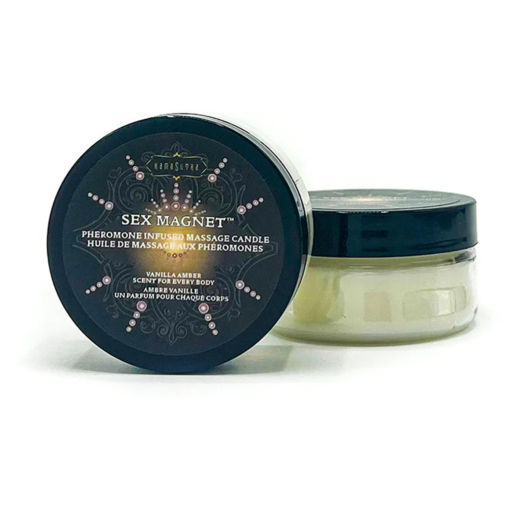 Cire de Massage Pheromone SEX MAGNET Vanille Ambre 1.7 oz / 48g